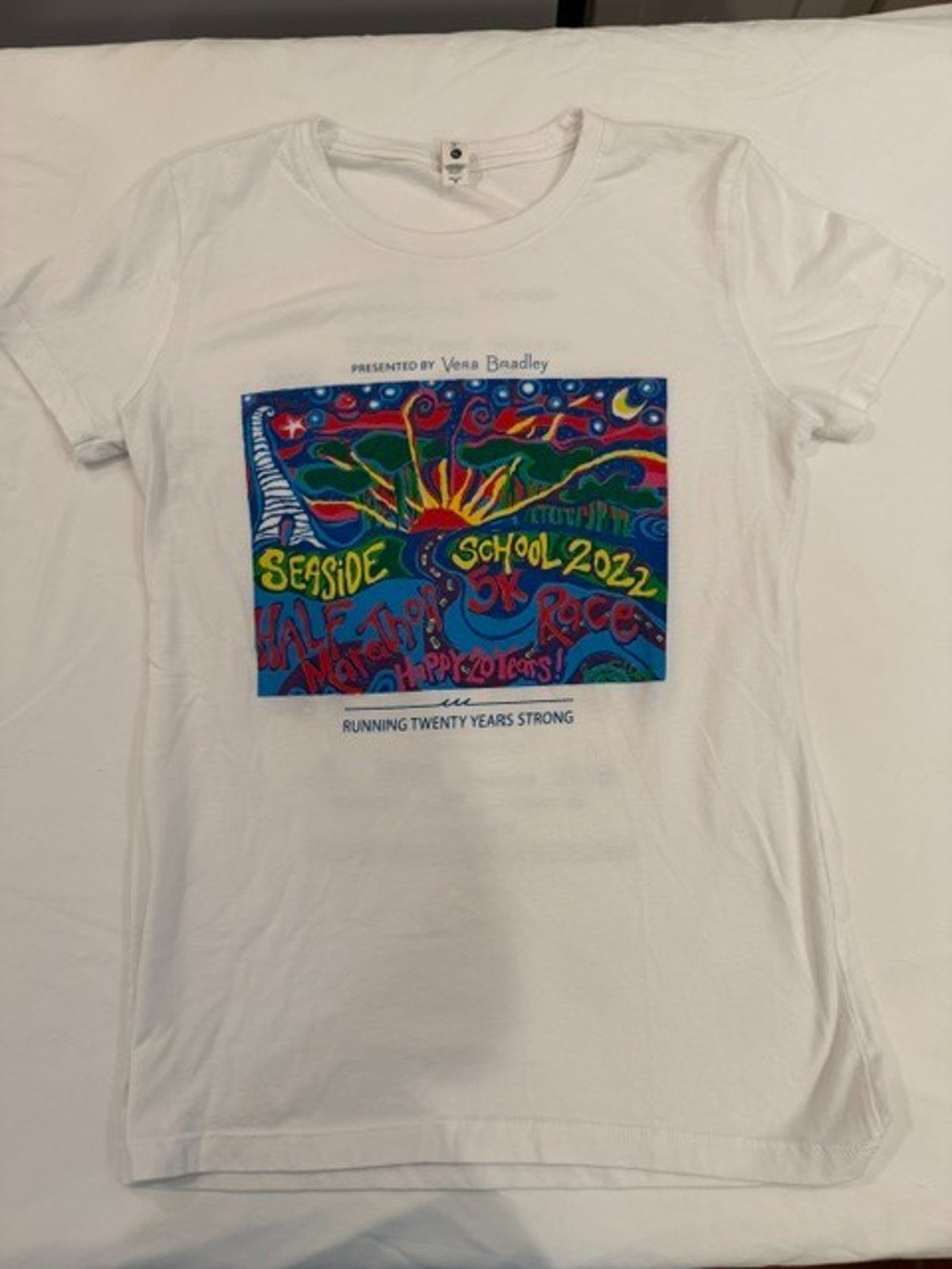 Vera Bradley Seaside School 2022 Marathon T-Shirt Size M